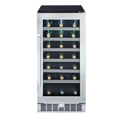 Silhouette 3.28 cu. ft. 34-bottle Built-in Wine Cooler DWC93BLSST IMAGE 2