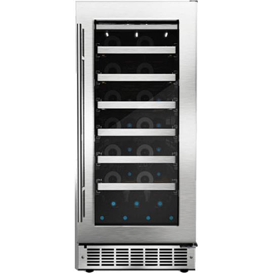 Silhouette 2.1 cu. ft. 28-bottle Tuscany Built-in Wine Cooler with Single Zone DWC031D1BSSPR IMAGE 1