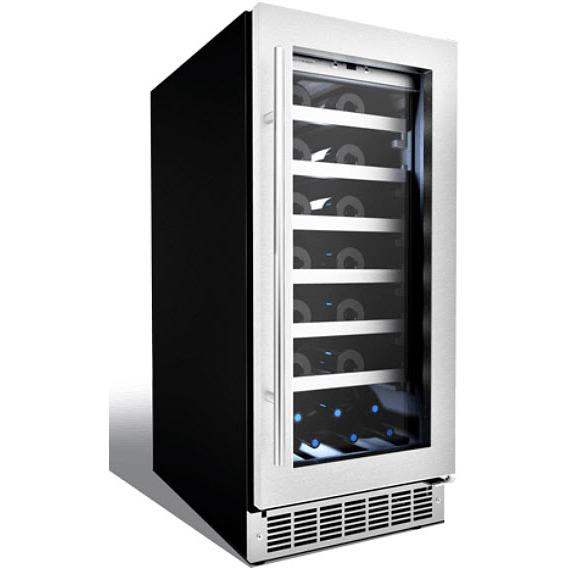 Silhouette 2.1 cu. ft. 28-bottle Tuscany Built-in Wine Cooler with Single Zone DWC031D1BSSPR IMAGE 2