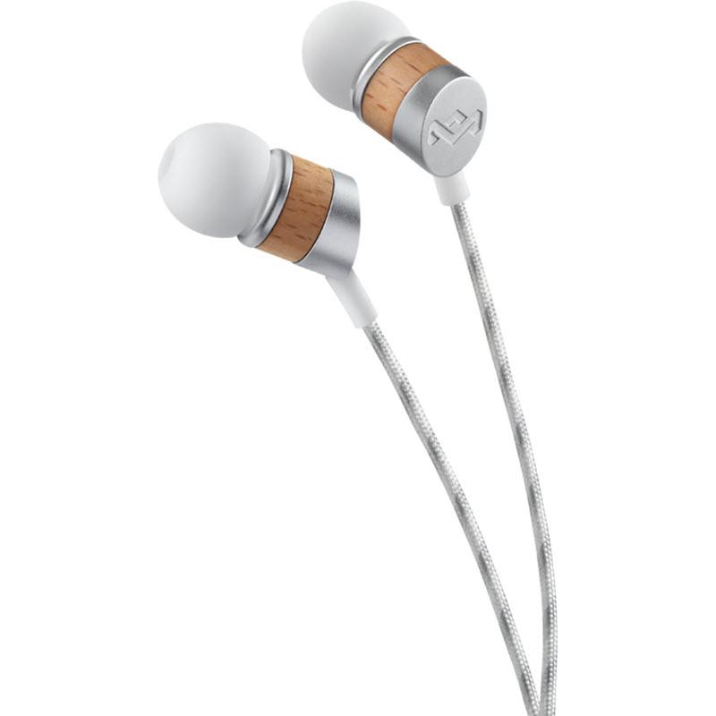 House of Marley In-Ear Headphones with Built-in Microphone EM-JE033-DR IMAGE 1