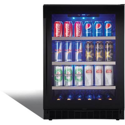 Silhouette 5.6 cu.ft. Freestanding Beverage Center with Blue LED Lighting SSBC056D1-B IMAGE 2