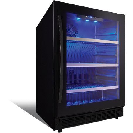 Silhouette 5.6 cu.ft. Freestanding Beverage Center with Blue LED Lighting SSBC056D1-B IMAGE 3