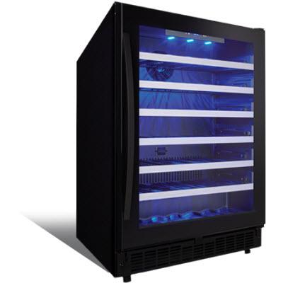 Silhouette 5.6 cu. ft. 48-bottle Built-in Wine Cooler SSWC056D1B IMAGE 3