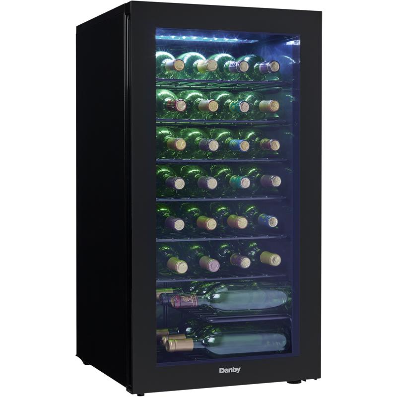 Danby 36-bottle Freestanding Wine Cooler DWC032A2BDB IMAGE 2