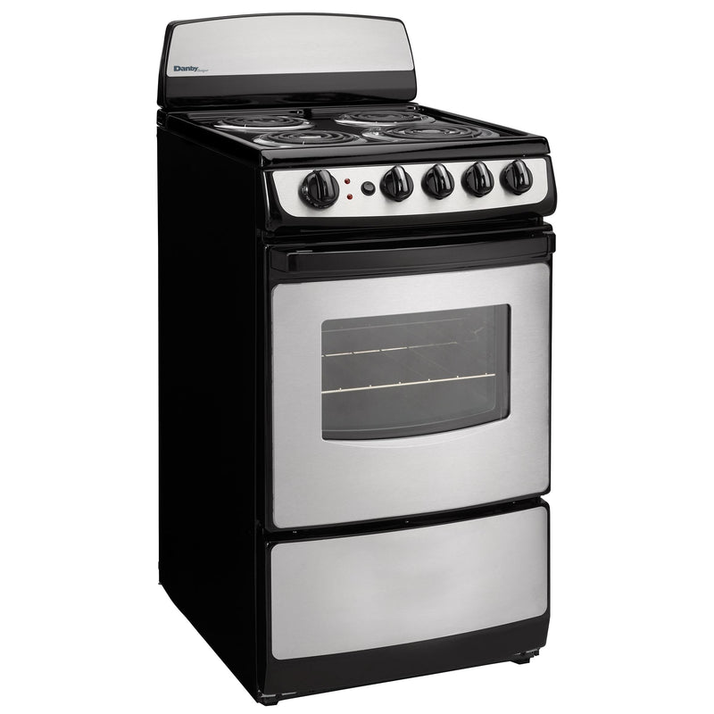 Danby 20-inch Freestanding Electric Range DER201BSS IMAGE 2