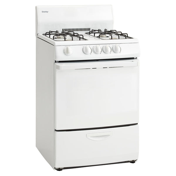 Danby 24-inch Freestanding Gas Range DR240WGLPC IMAGE 1