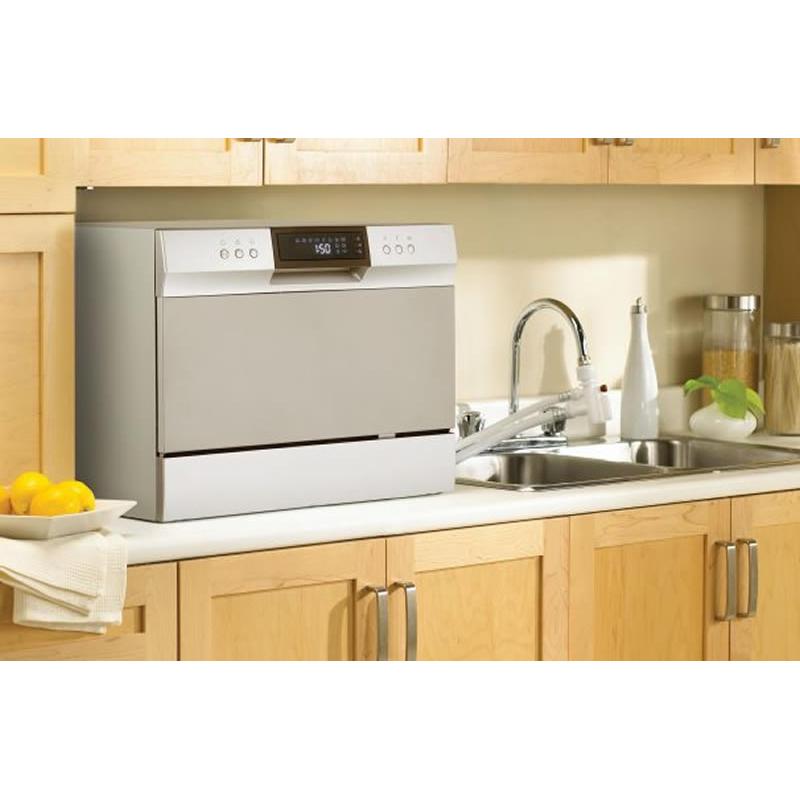 Danby Place Setting Silver Countertop Dishwasher DDW631SDB IMAGE 10