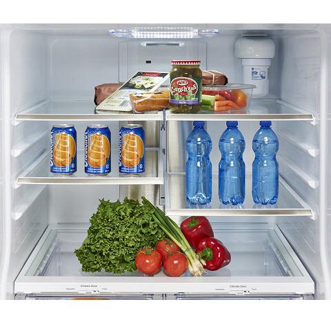 GE Profile 33-inch, 24.8 cu. ft. French 3-Door Refrigerator PNE25NGLKBB IMAGE 4