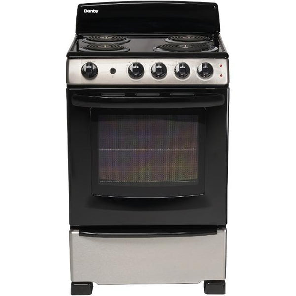 Danby 24-inch Freestanding Electric Range DER244BSSC IMAGE 1