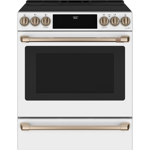 Café 30-inch Slide-in Induction Range with Warming Drawer CCHS900P4MW2 IMAGE 1