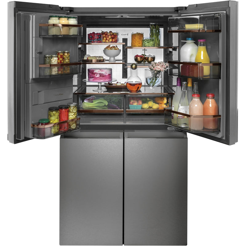 Café 36-inch, 27.4 cu. ft. French 4-Door Refrigerator CQE28DM5NS5 IMAGE 4