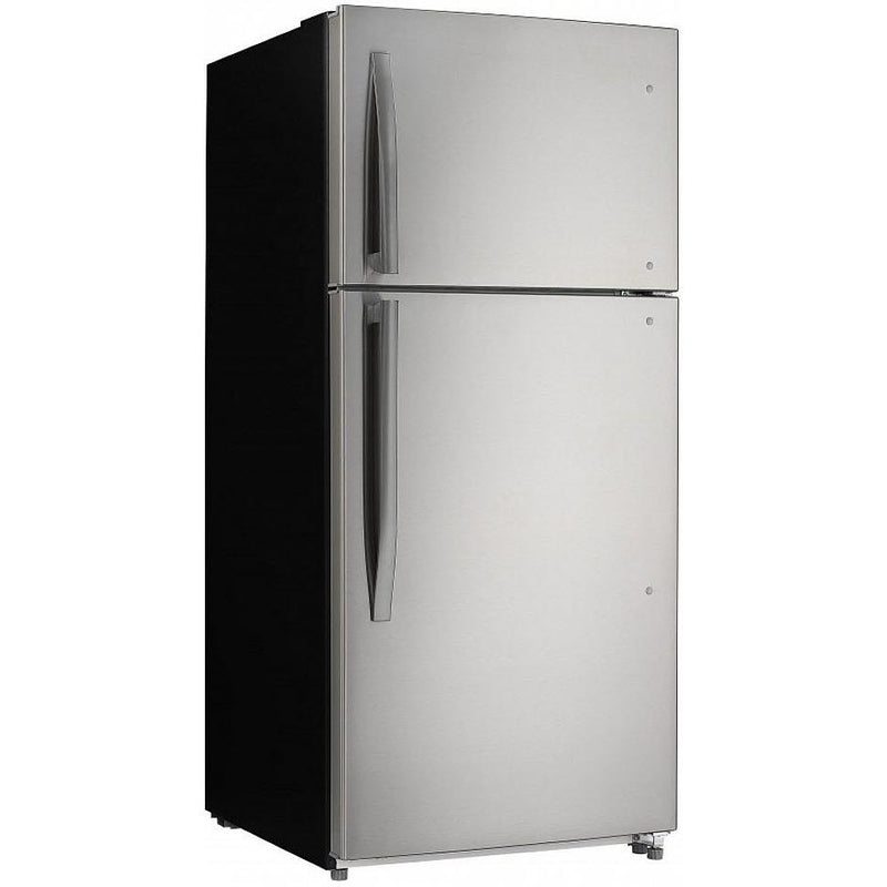 Danby 30-inch, 18 cu.ft. Freestanding Top Freezer Refrigerator with Electronic Thermostat DFF180E1BSS IMAGE 2