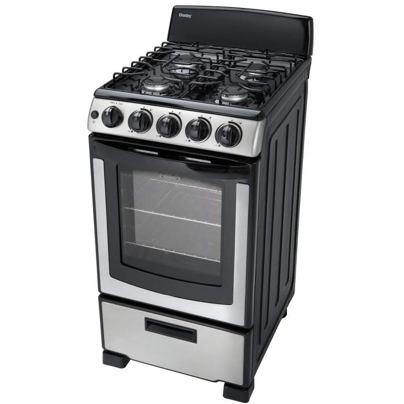 Danby 20-inch Freestanding Gas Range DR202BSSGLP IMAGE 4