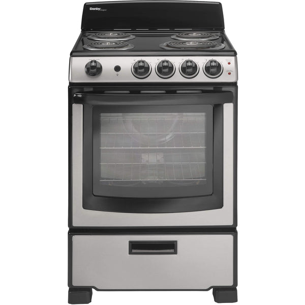 Danby 24-inch Freestanding Electric Range DER245BSSC IMAGE 1