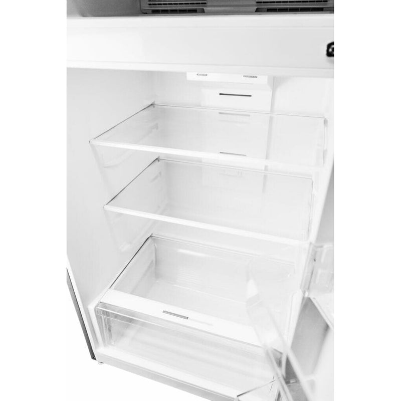 Danby 28-inch, 14.2 cu. ft. Apartment Size Top Freezer Refrigerator DFF142E1SSDB IMAGE 11