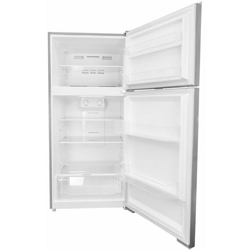 Danby 28-inch, 14.2 cu. ft. Apartment Size Top Freezer Refrigerator DFF142E1SSDB IMAGE 3