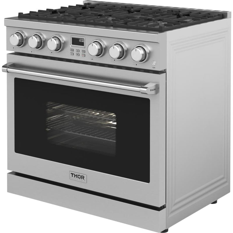 Thor Kitchen 36-inch Freestanding Gas Range with Convection Technology ARG36 IMAGE 6