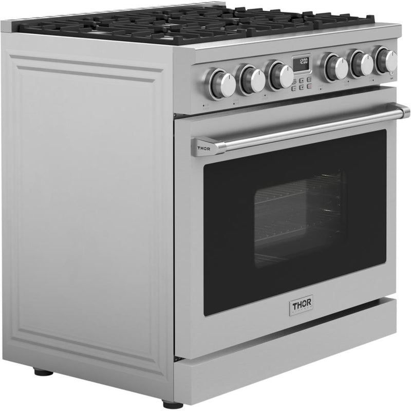 Thor Kitchen 36-inch Freestanding Gas Range with Convection Technology ARG36 IMAGE 7