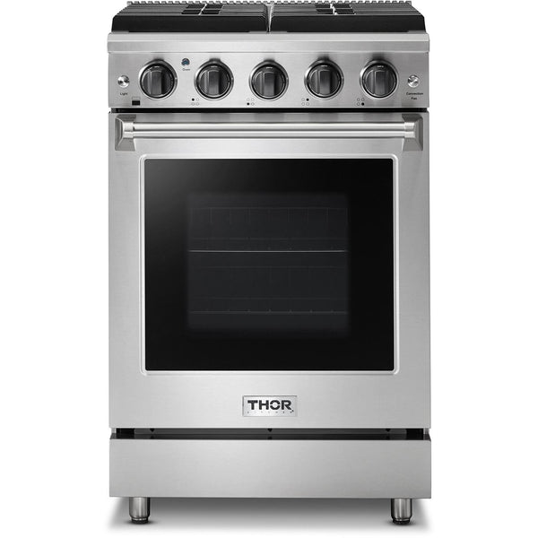 Thor Kitchen 24-inch Freestanding Gas Range LRG2401 IMAGE 1