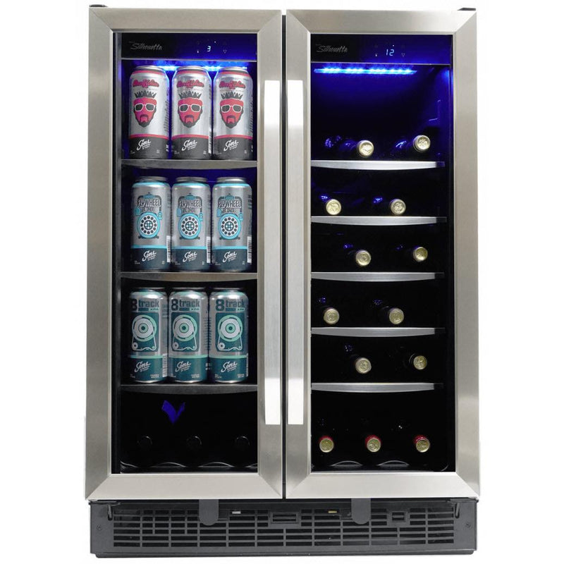 Silhouette Emmental Freestanding Combination Beverage Center SBC051D1BSSSP IMAGE 1