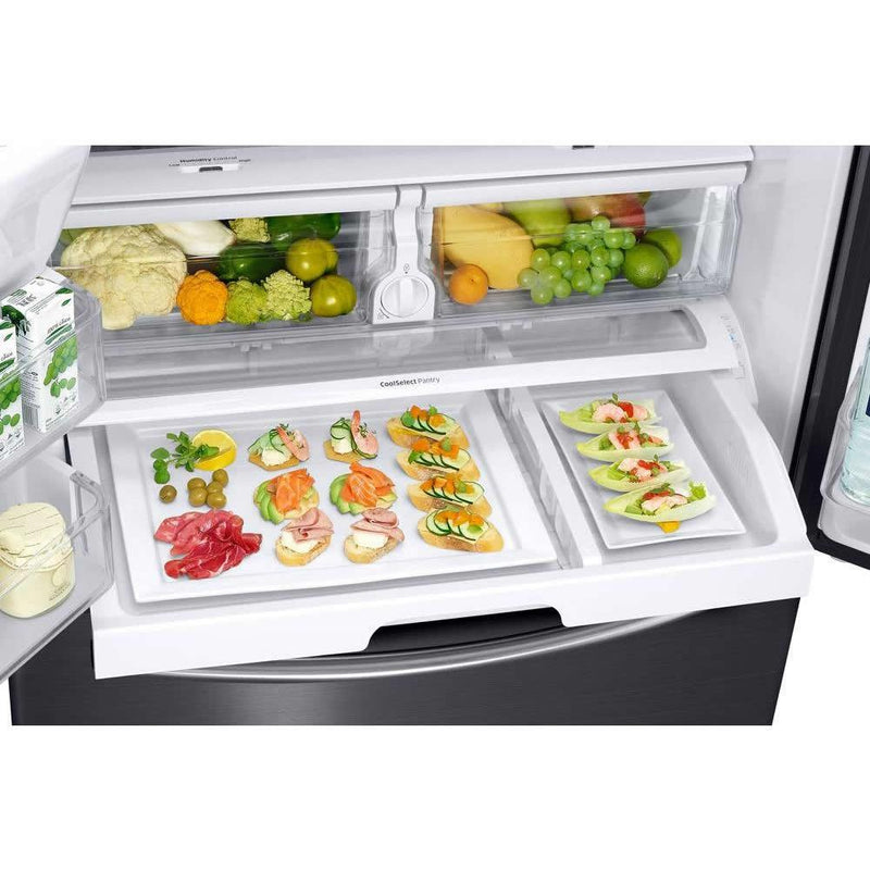 Samsung 36-inch, 24.6 cu. ft. French 3-Door Refrigerator with CoolSelect Pantry™ RF263BEAESG/AA IMAGE 7